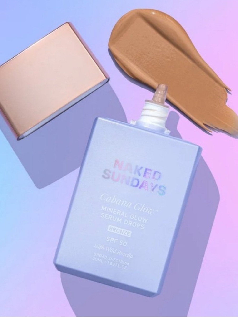 Naked Sundays Cabana Glow Mineral Glow Serum Drops — Bronze SPF 50